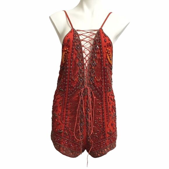 X By NBD Pandora Embellished Romper Size M - Picture 2 of 13